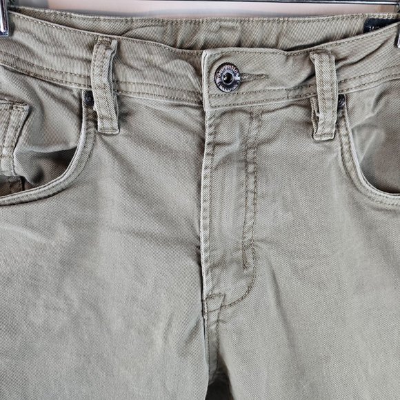 Buffalo David Bitton Jeans Mens 34x34 Beige Lucas-X ST Relaxed Straight Stretch - Picture 3 of 9